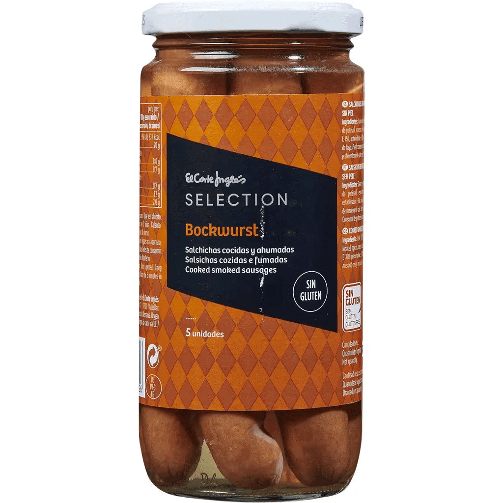 Salsichas Bockwurst frasco 200 g - ECI SELECTION