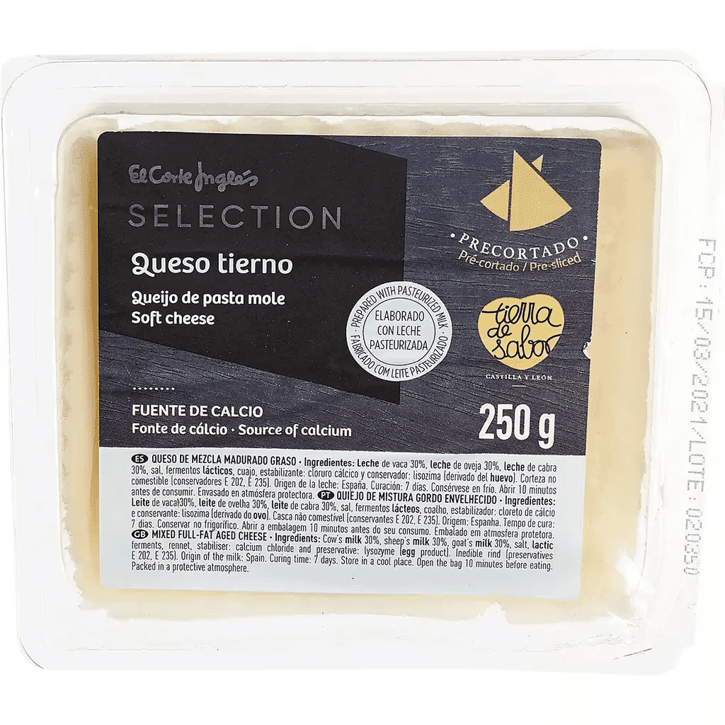 Queijo de Pasta Mole embalagem 250 g - EL CORTE INGLÉS SELECTION