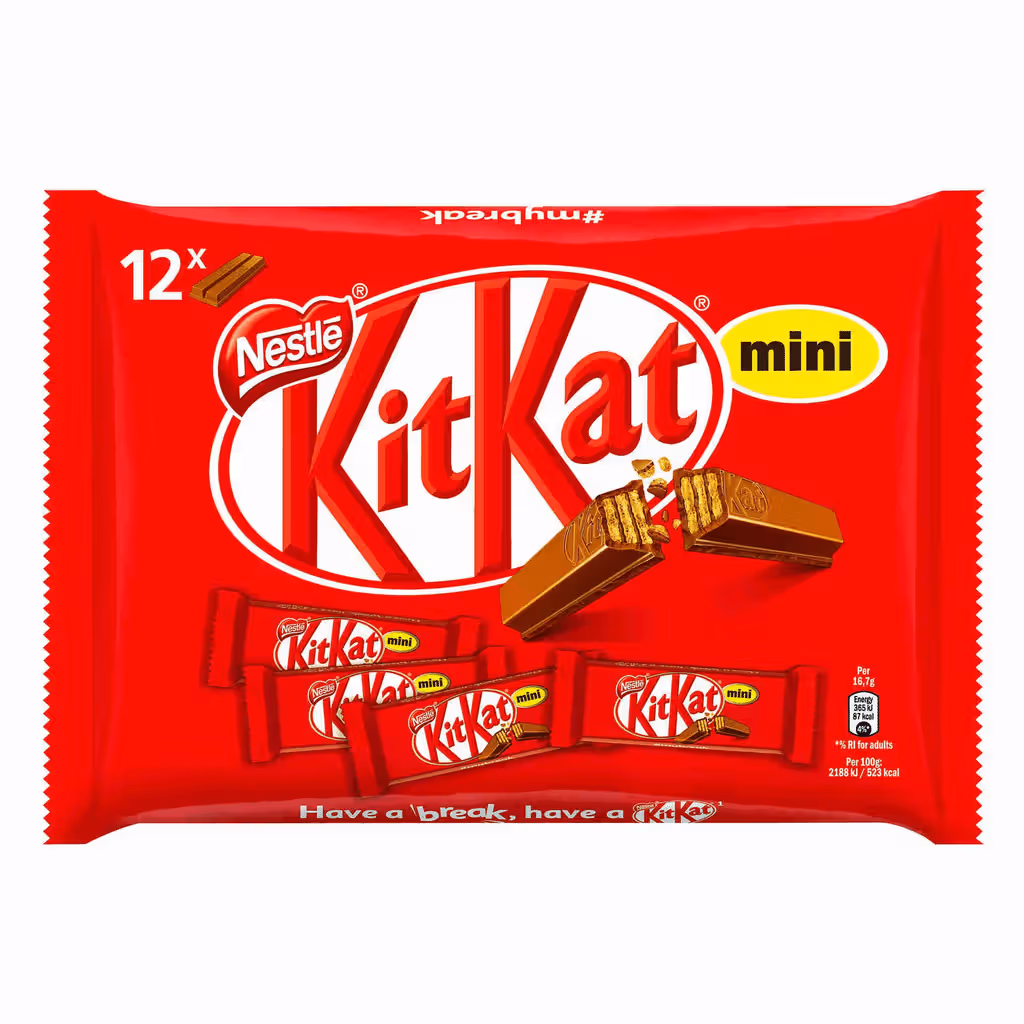 Snack de Chocolate de Leite Mini - KIT KAT