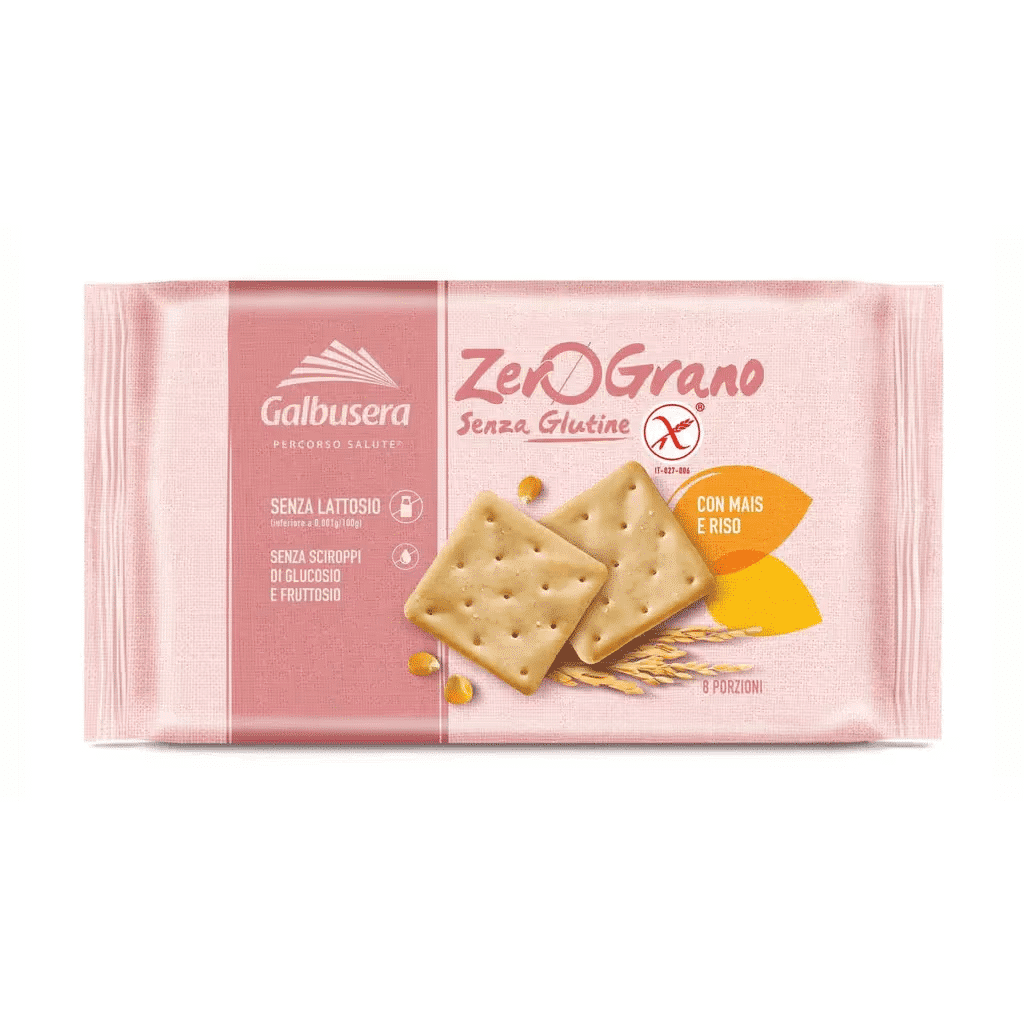Bolachas Milho com Arroz sem Glúten - GALBUSERA
