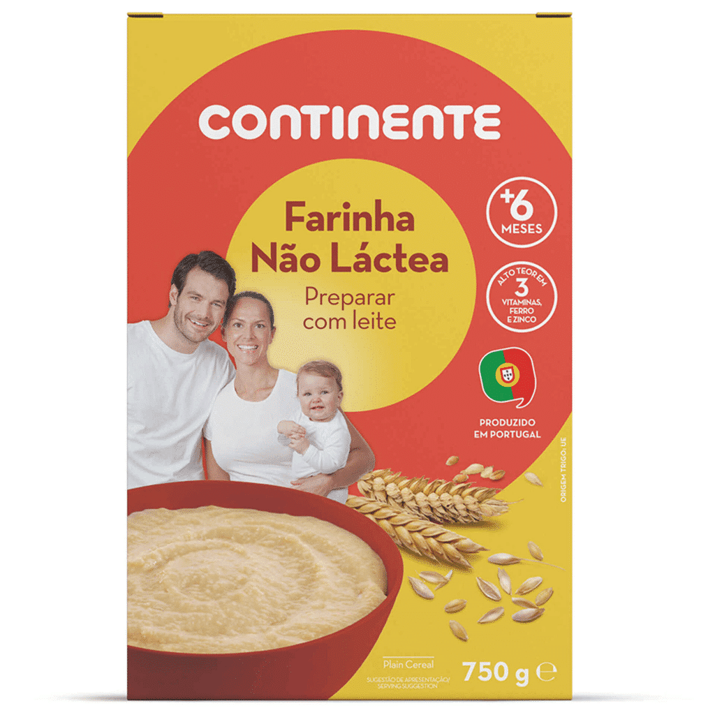 Papa Infantil Farinha Não Láctea de Cereais +6m - CONTINENTE