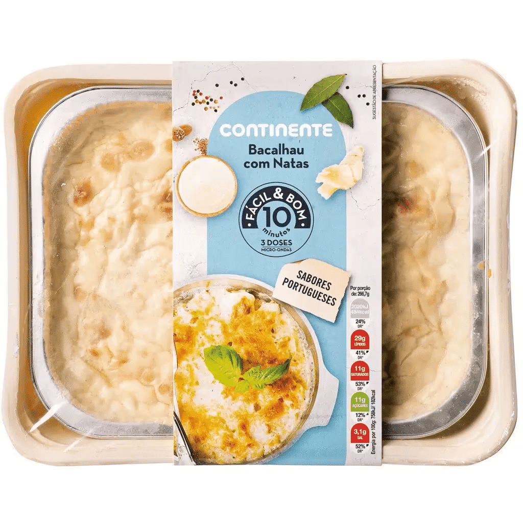 Bacalhau com Natas Gratinado - CONTINENTE FÁCIL & BOM