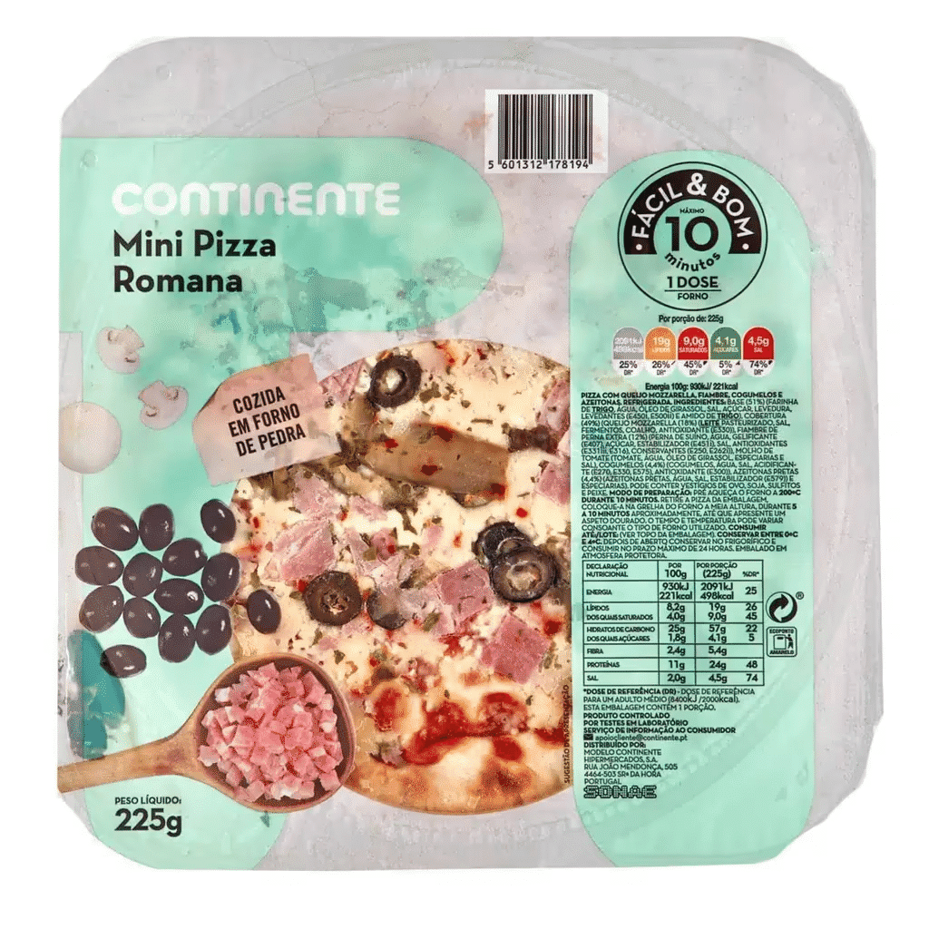 Mini Pizza Fresca Romana - CONTINENTE FÁCIL & BOM
