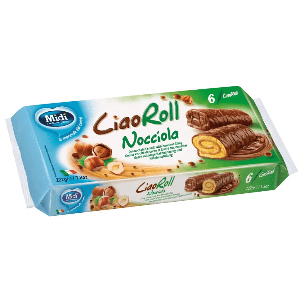 Bolo Ciaoroll com Creme de Avelã - MIDI