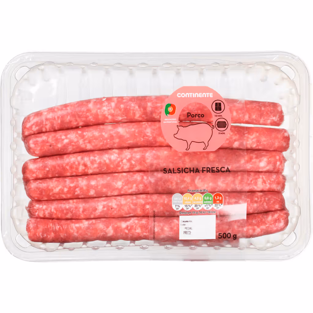 Salsichas Frescas de Porco - CONTINENTE