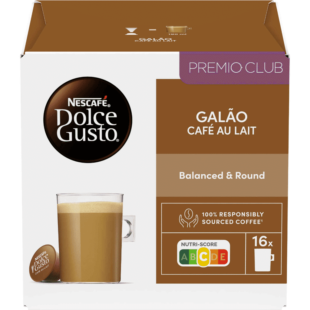 Cápsulas de Café com Leite Galão - NESCAFÉ DOLCE GUSTO
