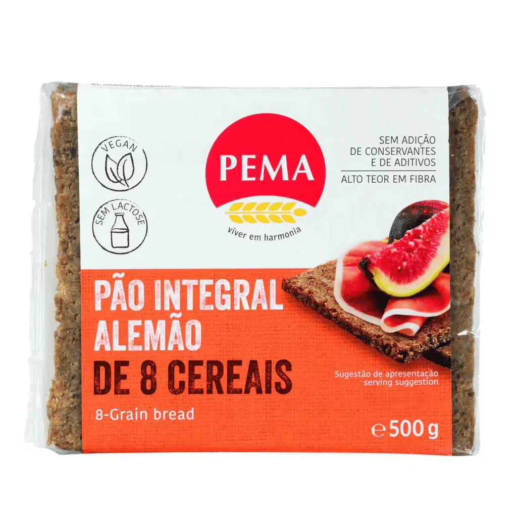 Pão Alemão Integral 8 Cereais - PEMA