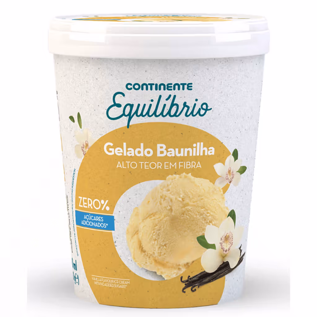 Gelado Baunilha sem Açúcar - CONTINENTE EQUILÍBRIO
