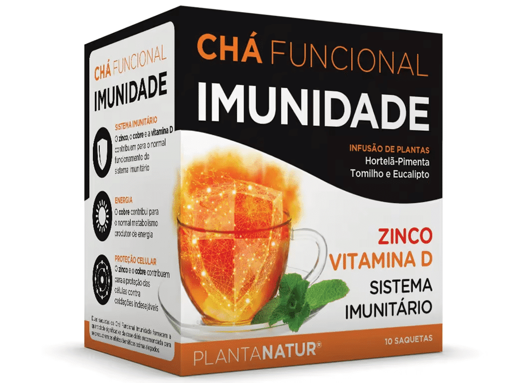 Chá Enriquecido Imunidade 10 Saquetas - PLANTANATUR