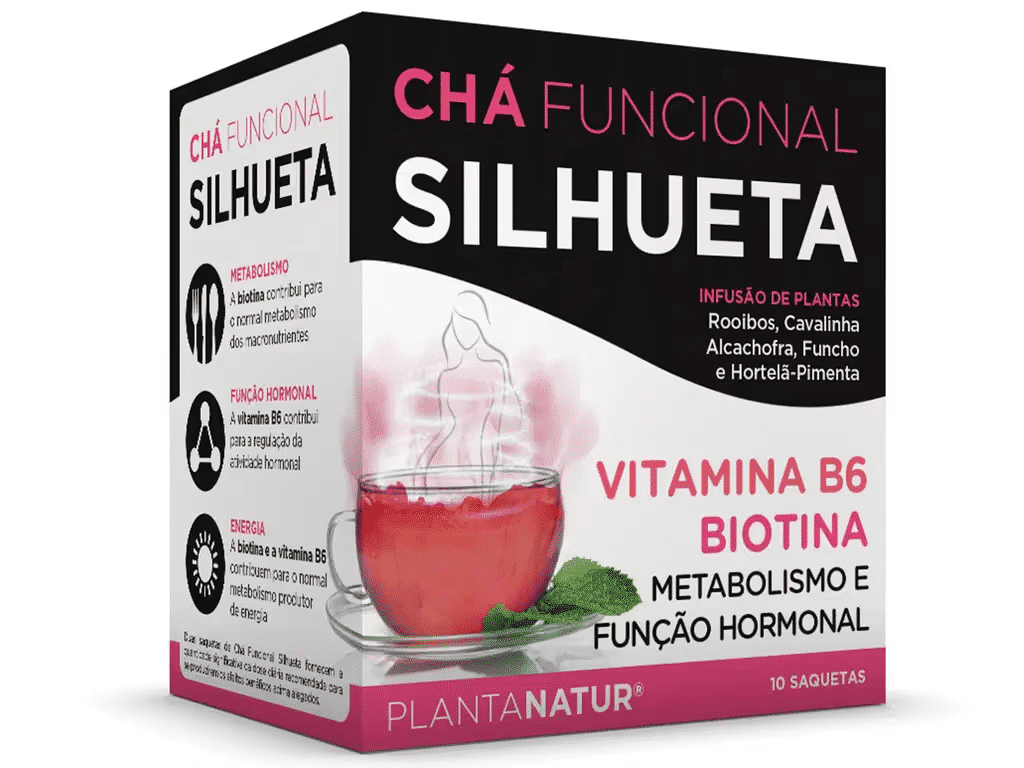 Chá Enriquecido Silhueta 10 Saquetas - PLANTANATUR