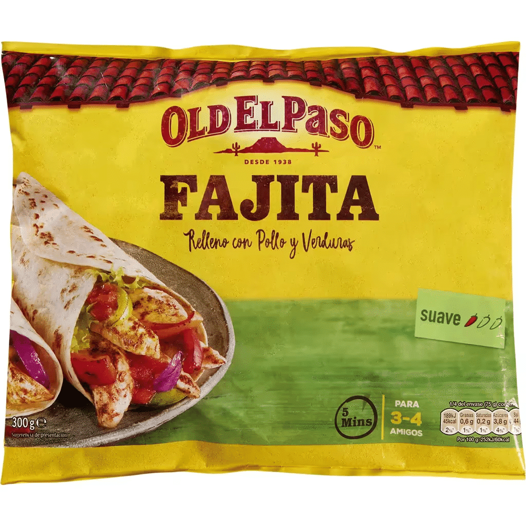 Fajitas Relleno bolsa 300 g - OLD EL PASO