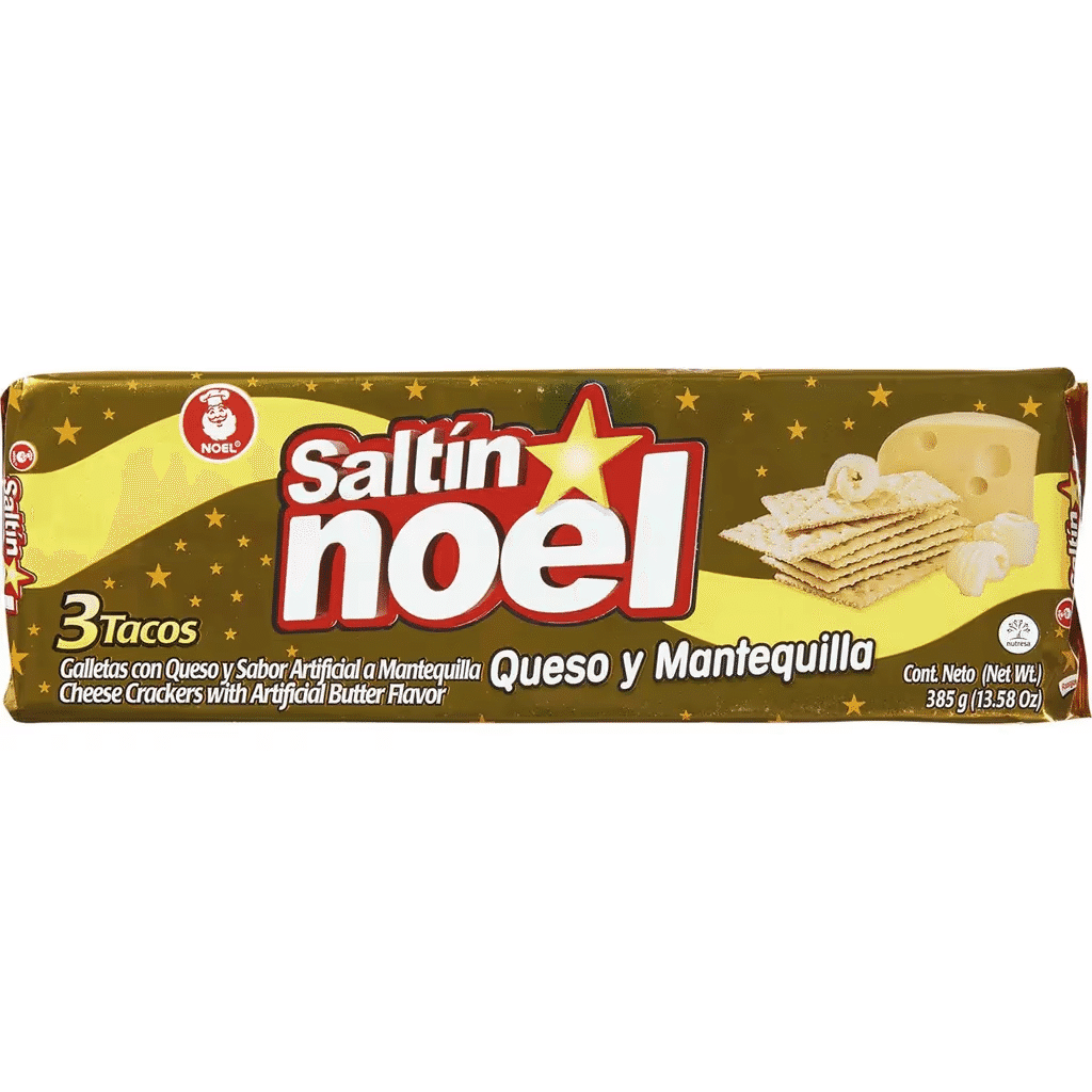 Bolachas de Queijo e Manteiga embalagem 385 g - SALTIN
