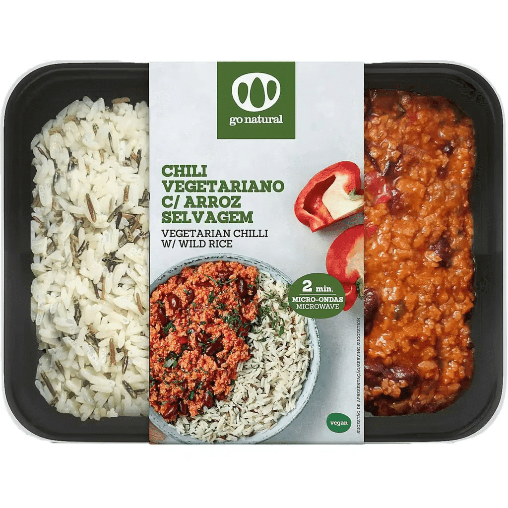 Chili Vegetariano com Arroz Selvagem - GO NATURAL