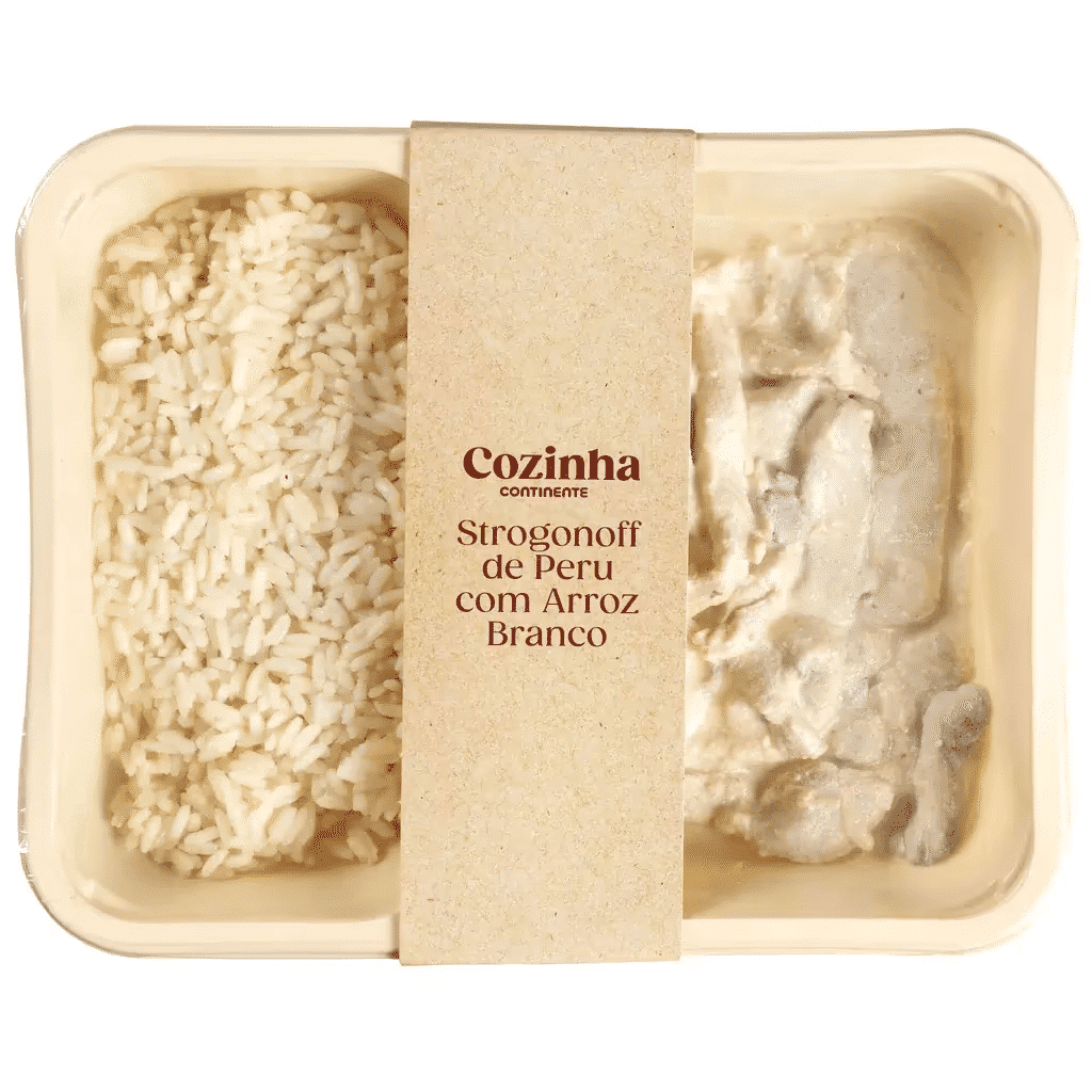 Strogonoff de Peru com Cogumelos - COZINHA CONTINENTE