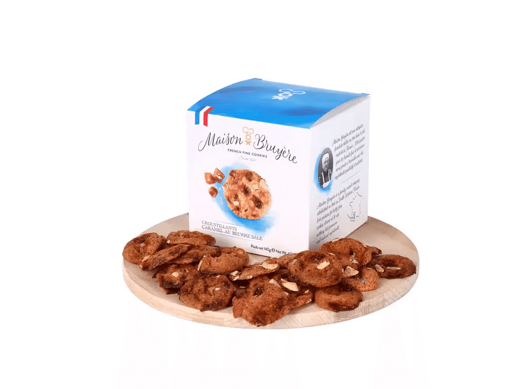 Bolachas Caramelo Salgado 140 G - MAISON BRUYÉRE
