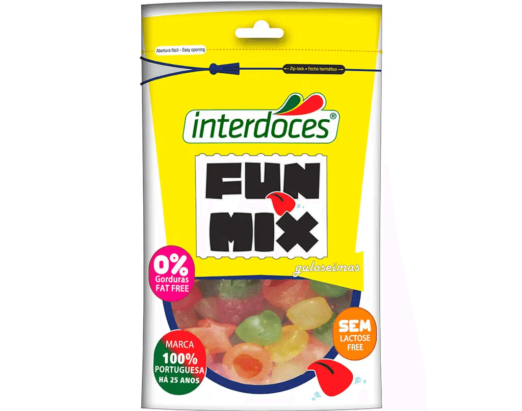 Gomas Fun Mix Brilho 160g - INTERDOCES
