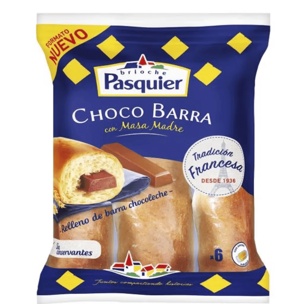 Pão de Leite Brioche com Chocolate - BRIOCHE PASQUIER