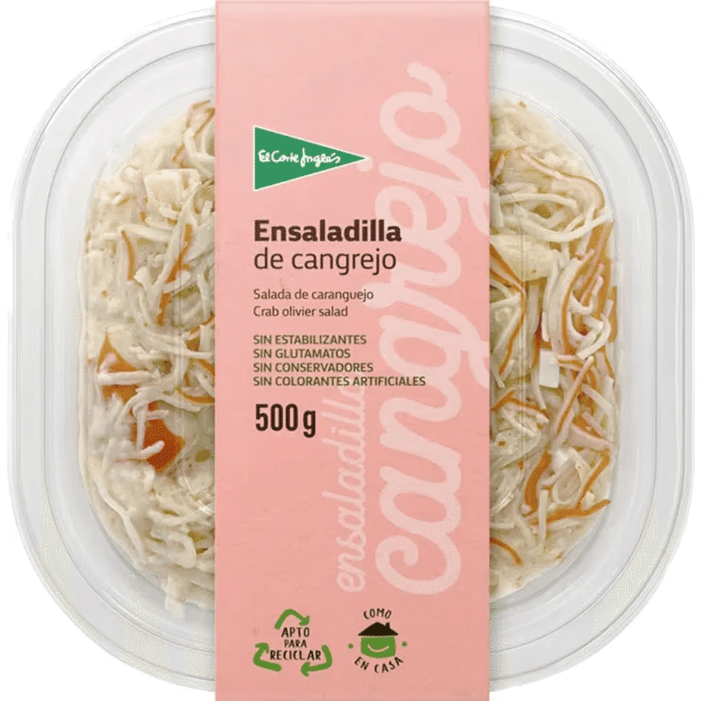 Salada de Carangueijo Extra embalagem 500 g - EL CORTE INGLÉS