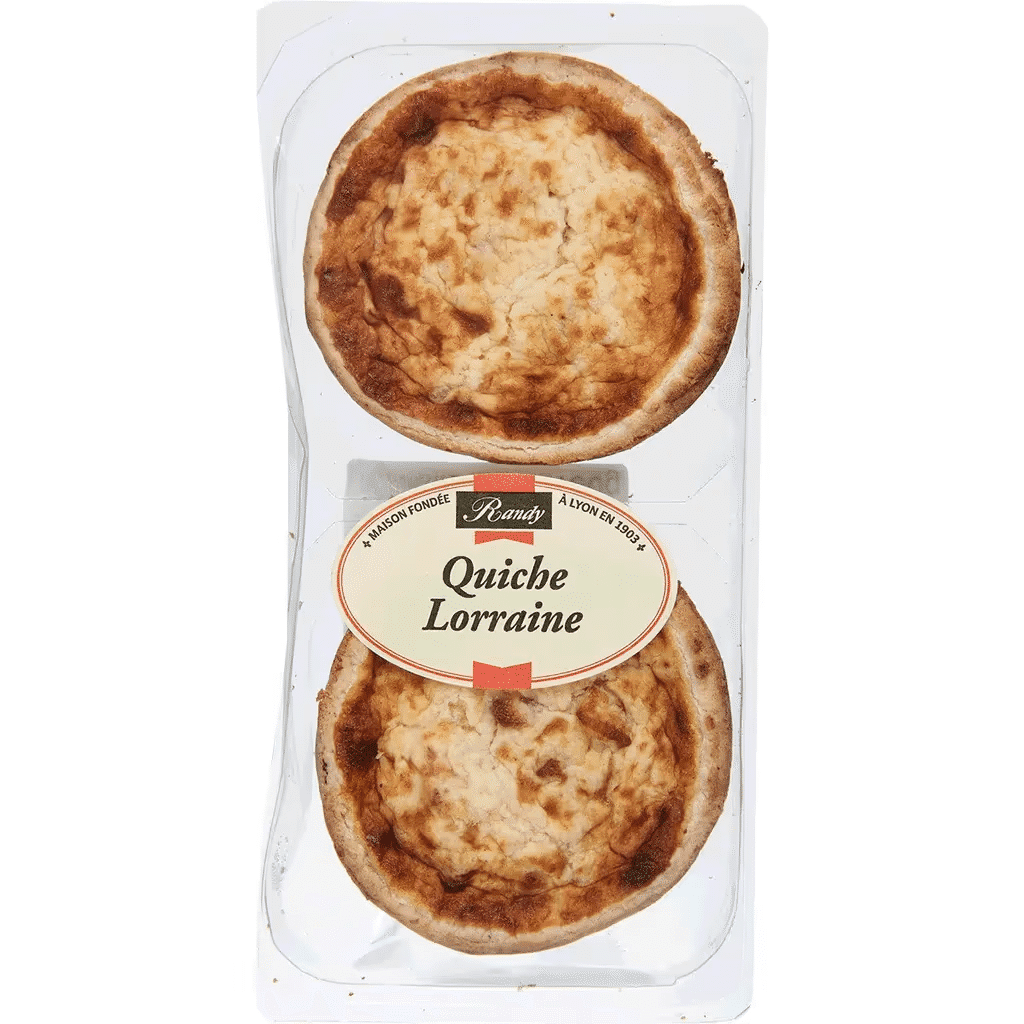 Quiche Lorraine 2x130 embalagem 260 g - RANDY