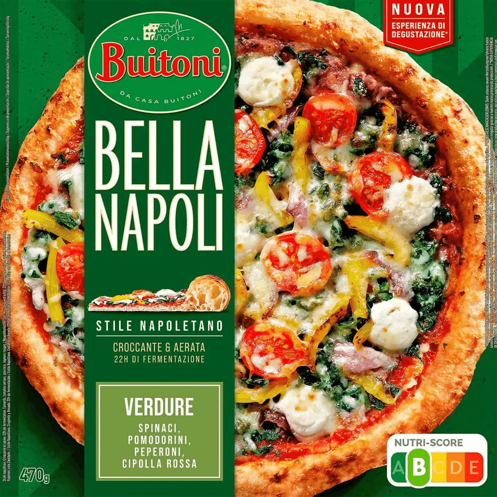 Pizza Bella Napoli Verdura embalagem 470 g - BUITONI