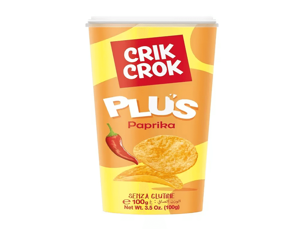 Snack De Batata Paprika 90g - CRIK CROK