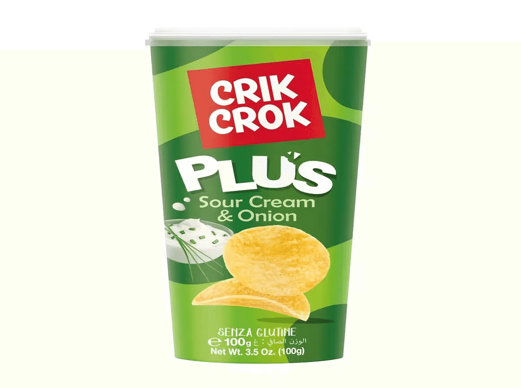 Snack De Batata Nata E Cebola 90g - CRIK CROK