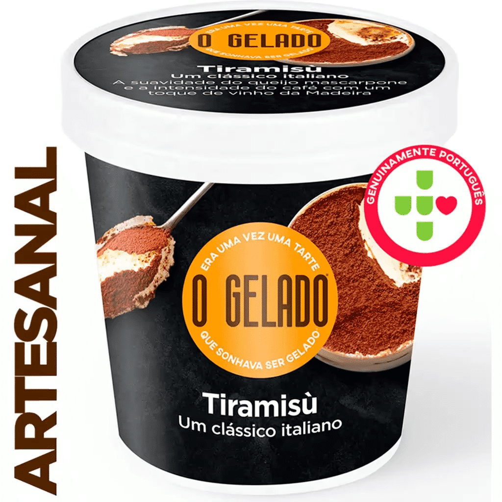 Gelado Tiramisu copo 460 ml - O GELADO
