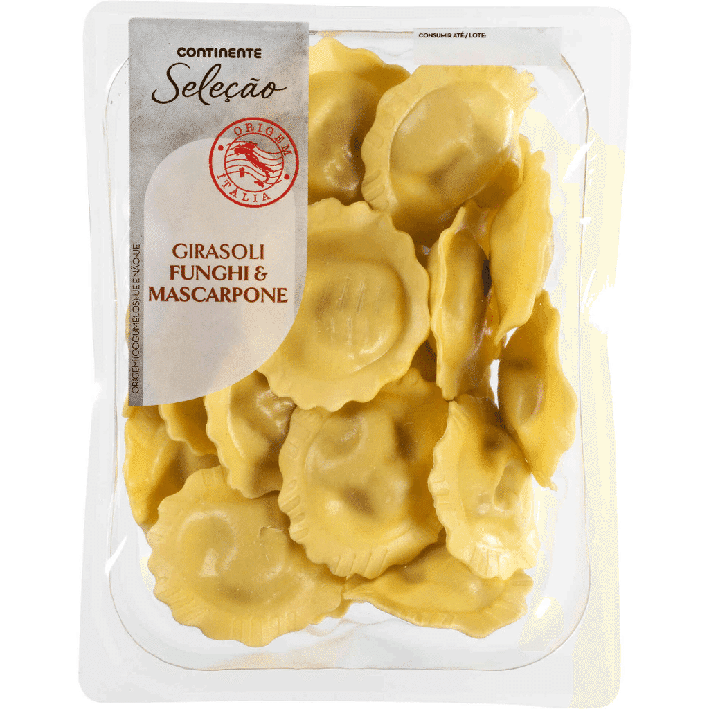 Girasoli Fresco com Cogumelos e Queijo Mascarpone - CONTINENTE SELEÇÃO