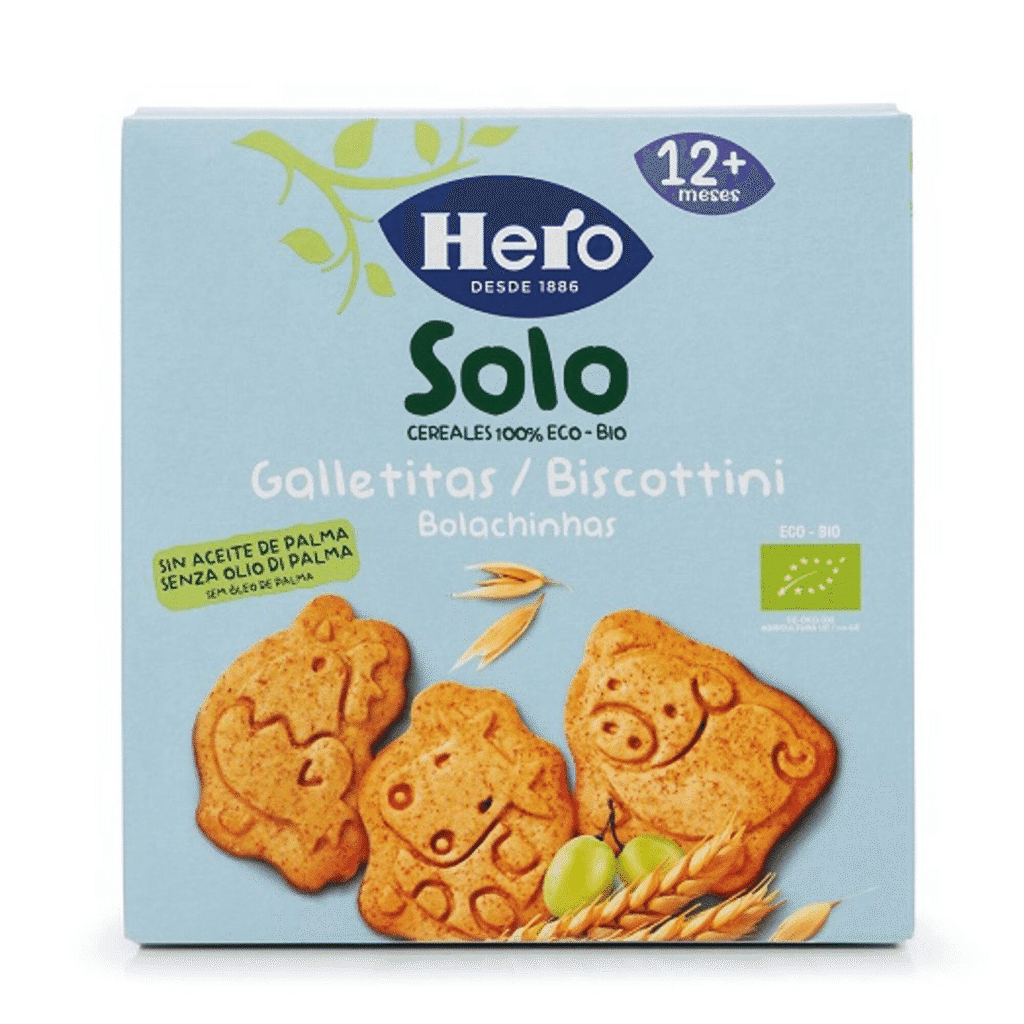 Bolachinhas Animais +12m - HERO SOLO