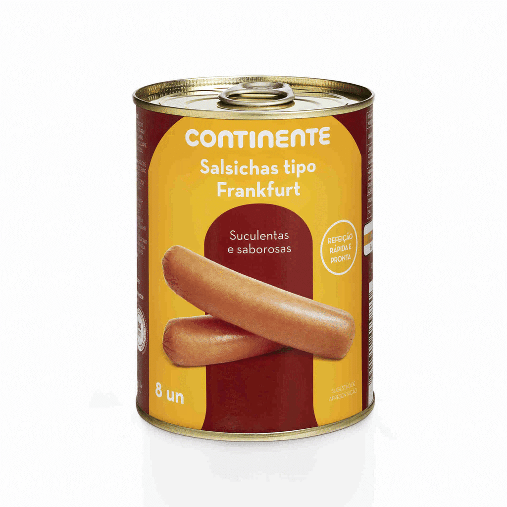 Salsichas Frankfurt Lata 8 un - CONTINENTE
