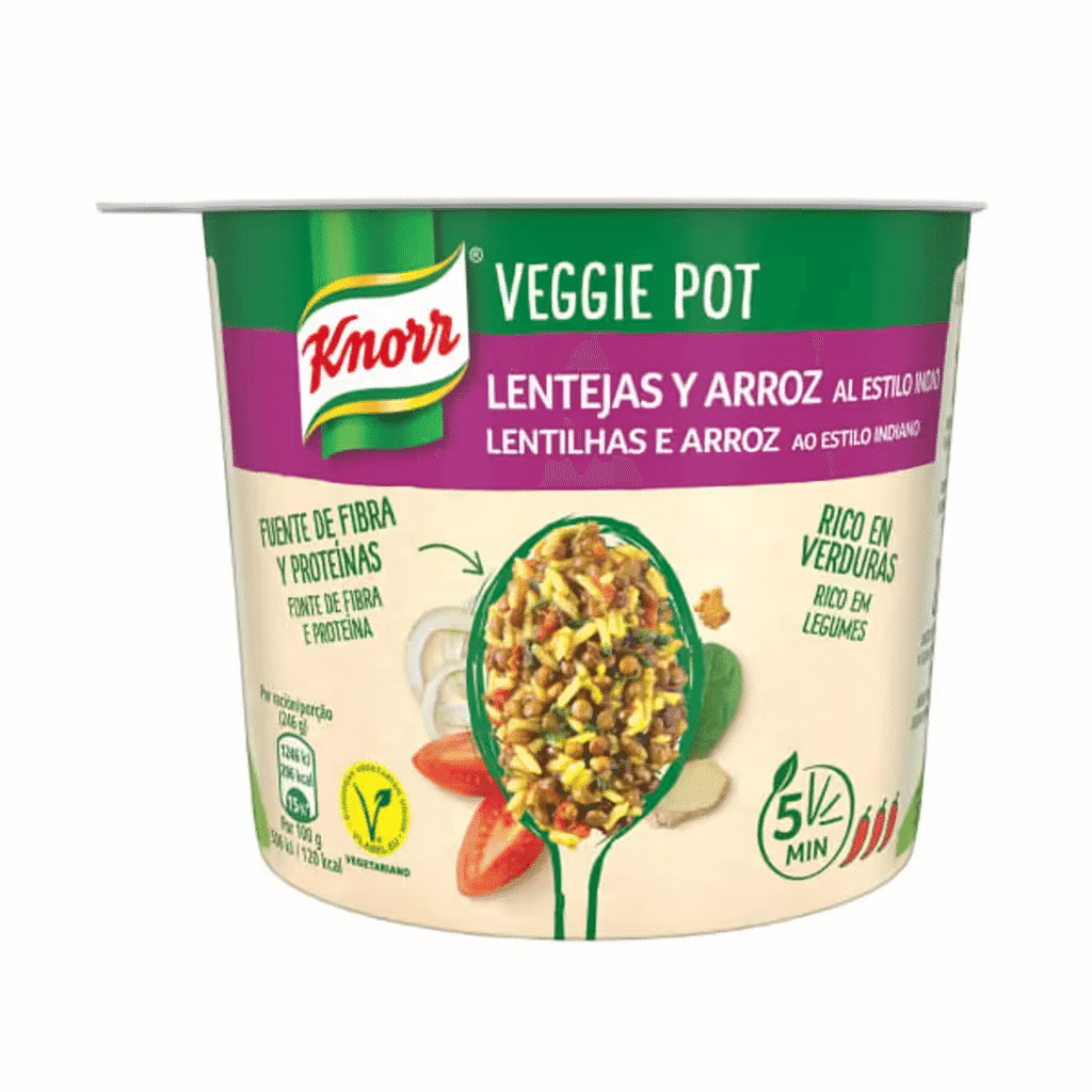 Veggie Pot Lentilhas e Arroz - KNORR