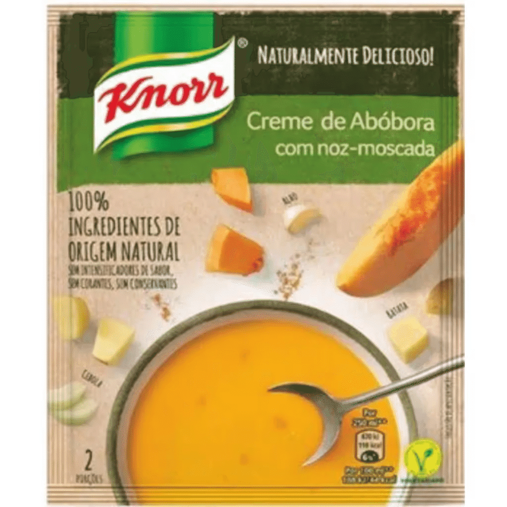 Creme de Abóbora com Noz-moscada Vegetariana - KNORR