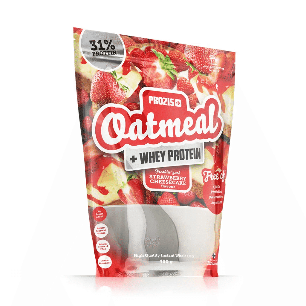 Aveia Instantânea Com Proteína Cheesecake Morango 400g - PROZIS