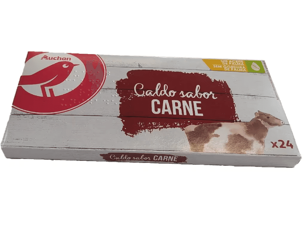 Caldo Carne 24 Cubos 240g - AUCHAN