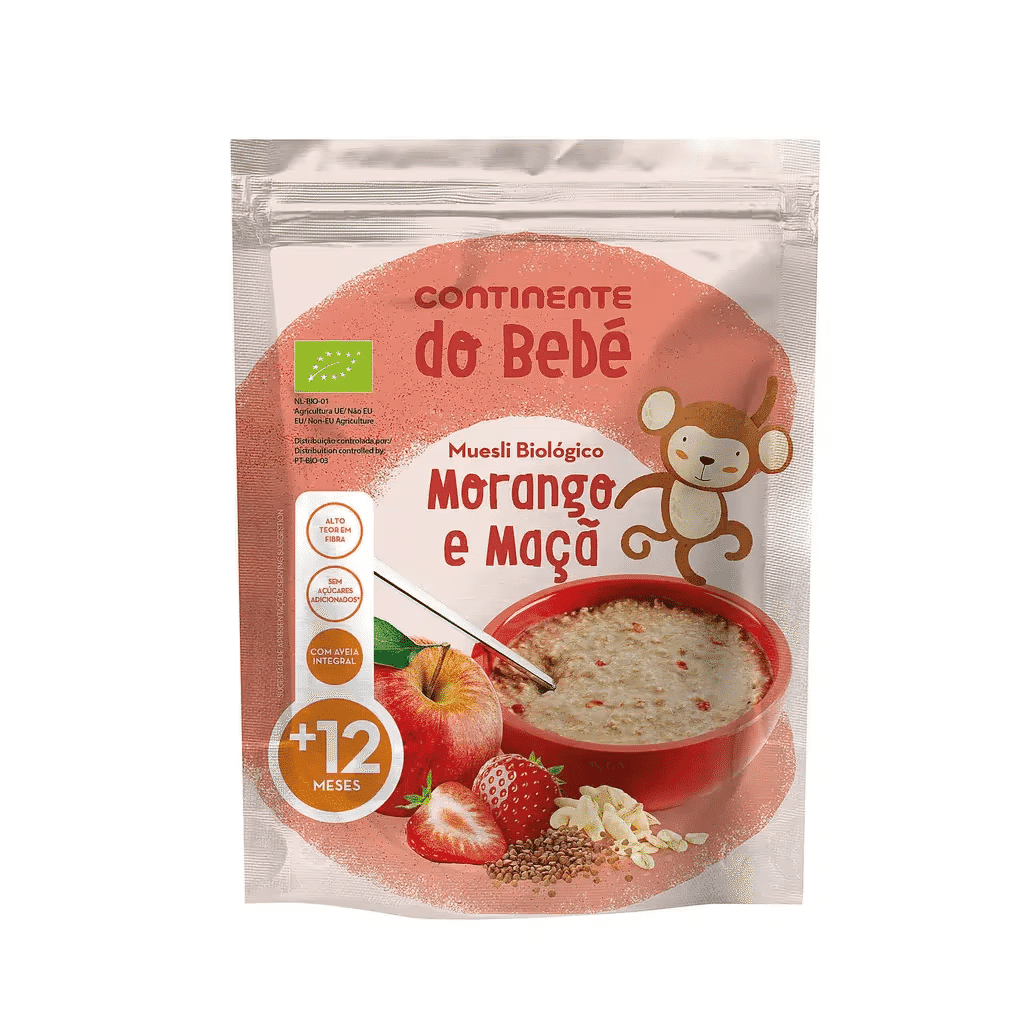 Muesli Morango e Maçã +12m - CONTINENTE DO BEBÉ