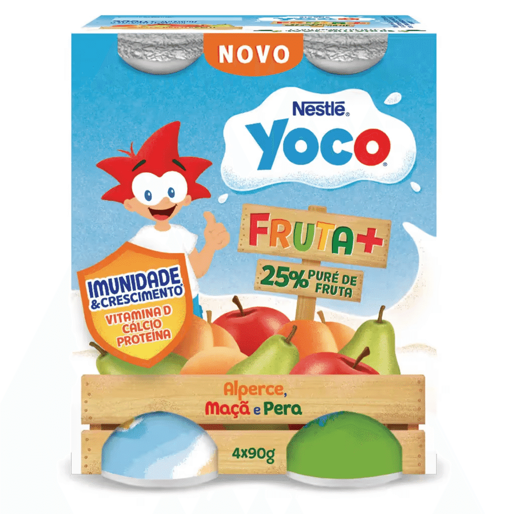 Iogurte Líquido Fruta+ Alperce, Maçã e Pera - YOCO