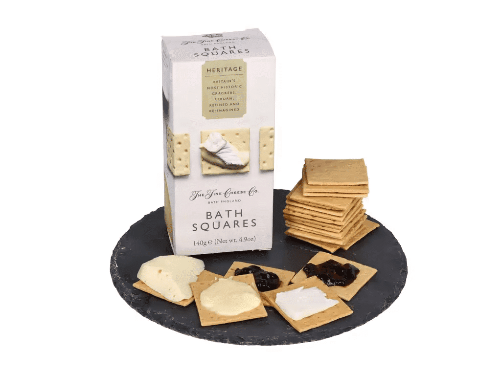 Cracker Bath Squares The Fine Cheese Co 140g - THE FINE CHEESE CO.