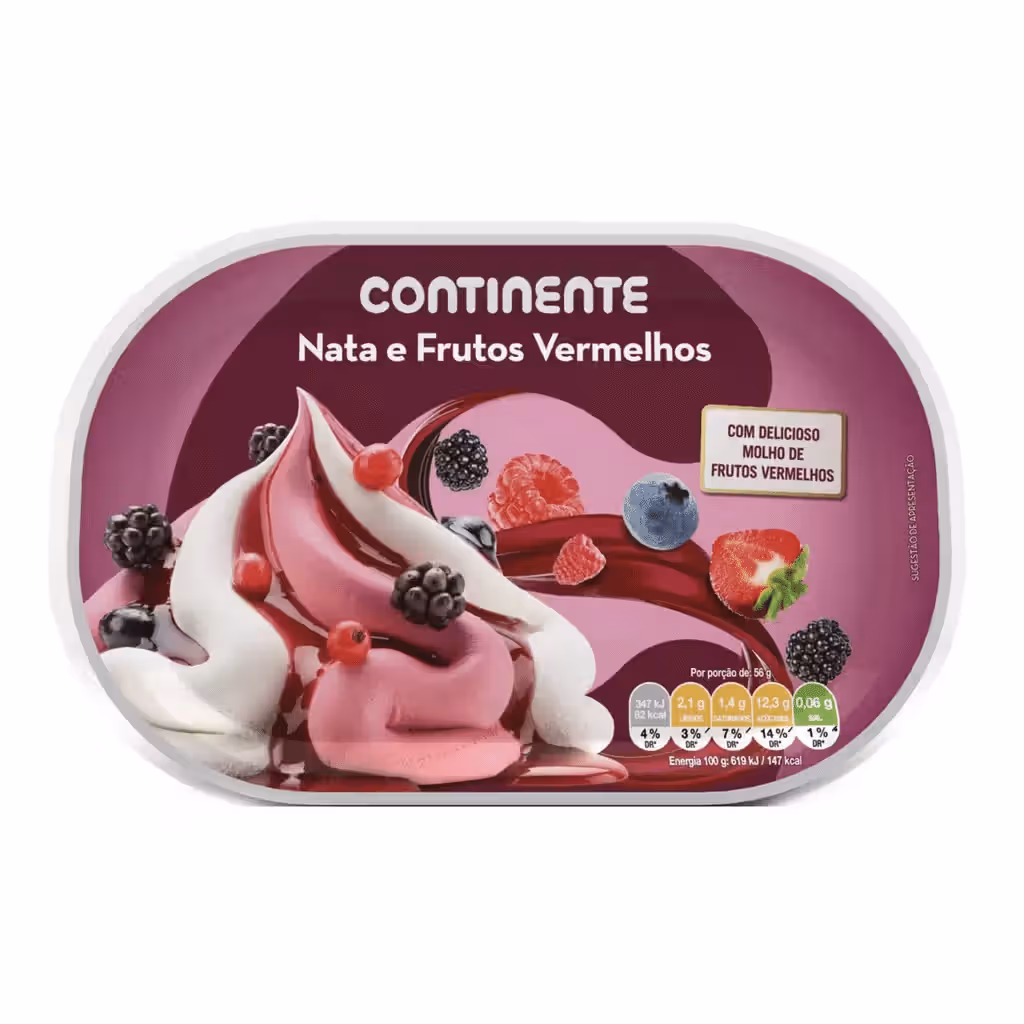 Gelado Sorbet Frutos Vermelhos - CONTINENTE