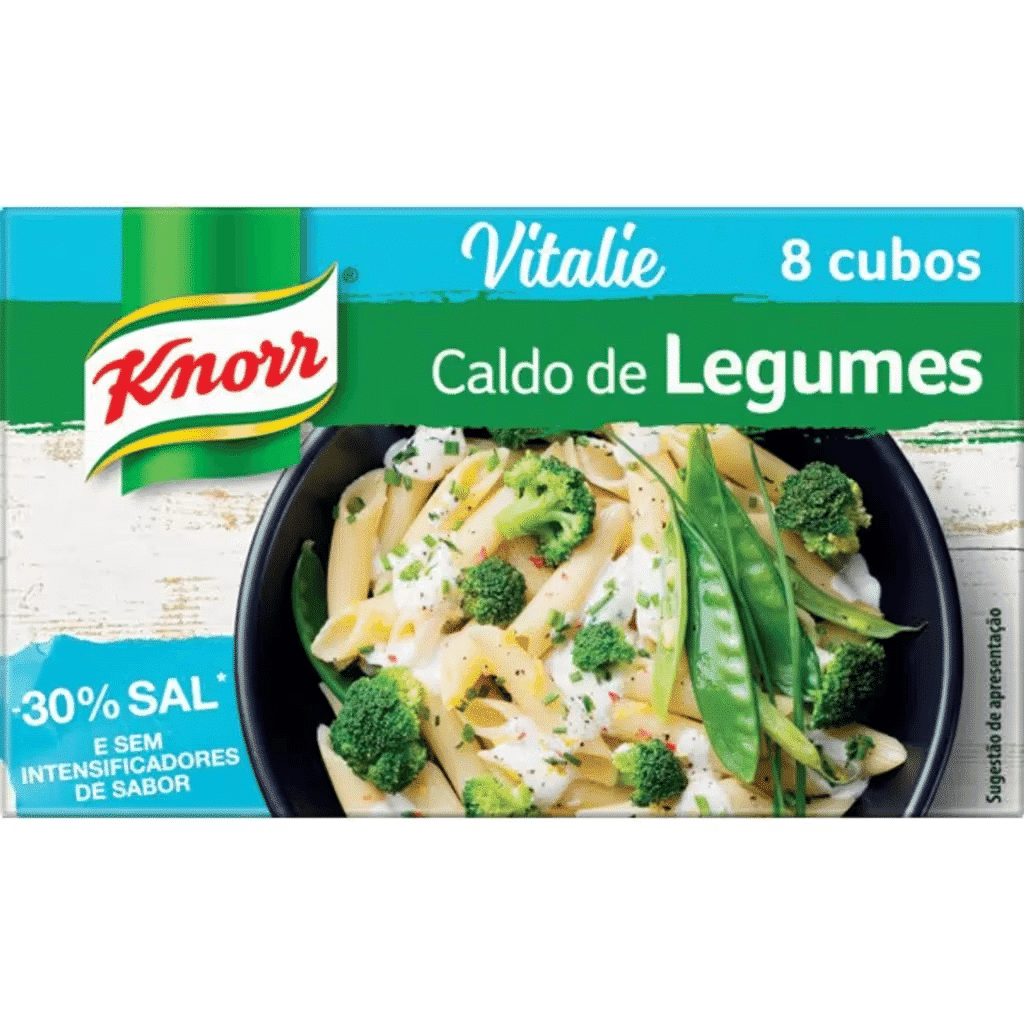 Caldo de Legumes 8 Cubos embalagem 80 g - KNORR VITALIE