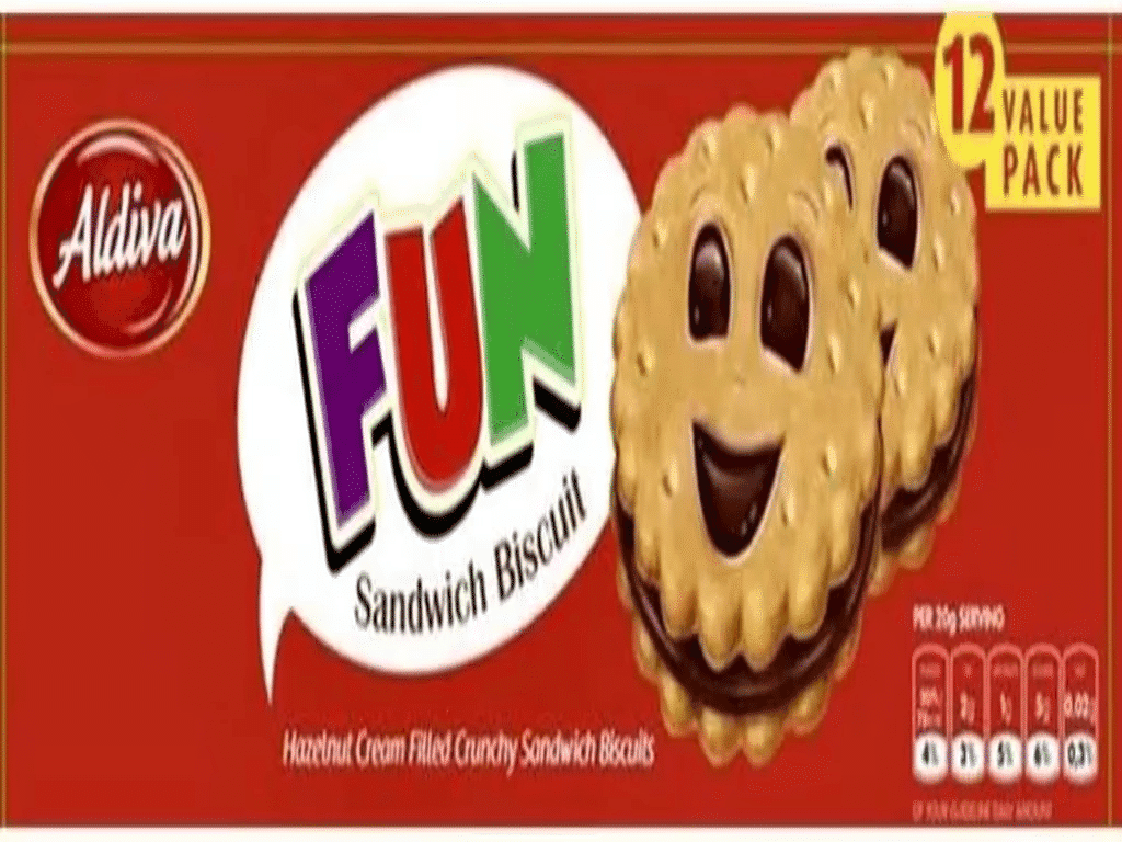 Bolachas Fun Cookies Avelã 216g - ALDIVA