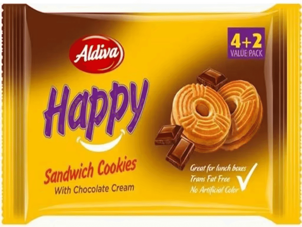 Bolachas Happy Chocolate 360g - ALDIVA