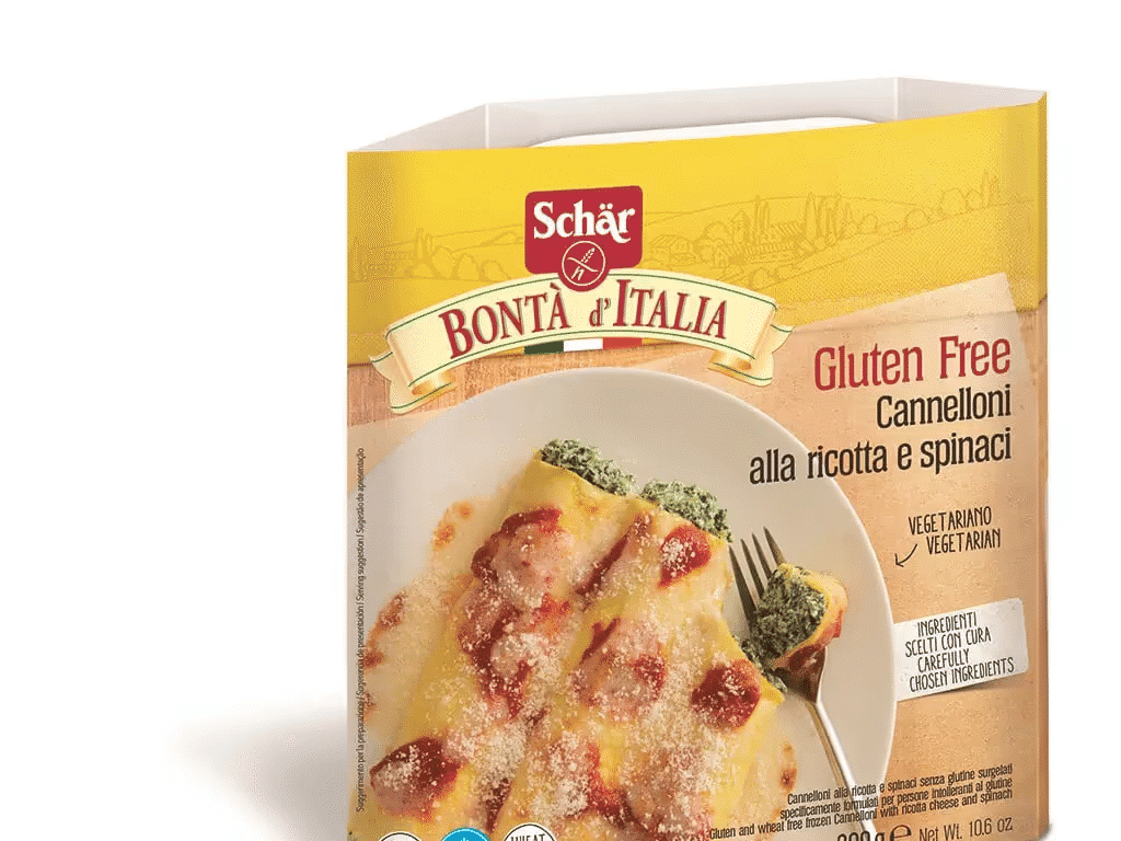 Caneloni Ricota Espinafres Sem Glúten 300g - SCHAR