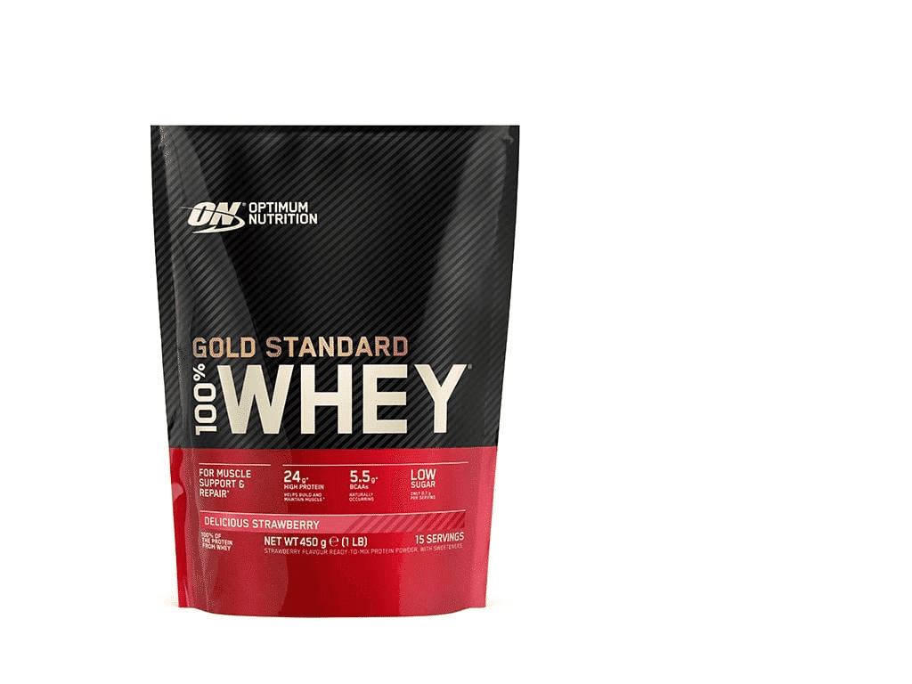 Proteína Whey Gold Morango 450g - ON 100%