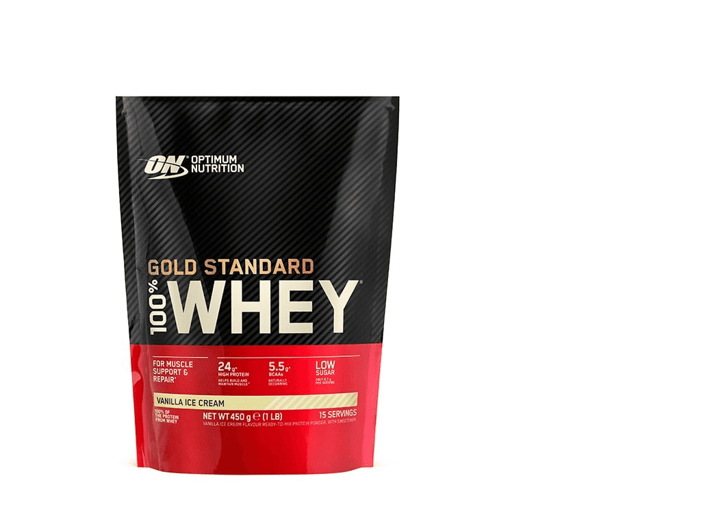 Proteína On 100% Whey Gold Baunilha 450g - OPTIMUM NUT.