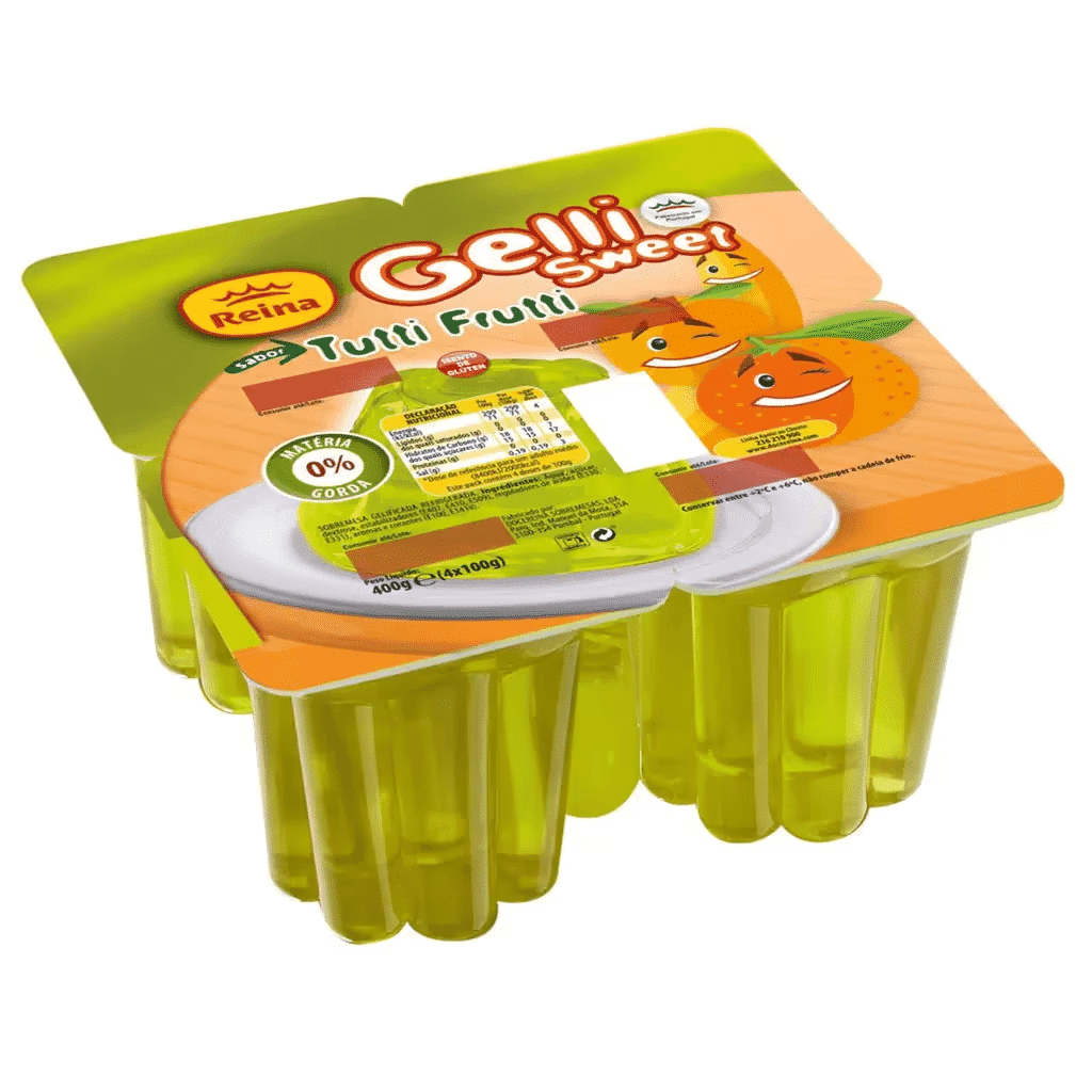 Gelatina Pronta Tutti Frutti Gelli Sweet - REINA