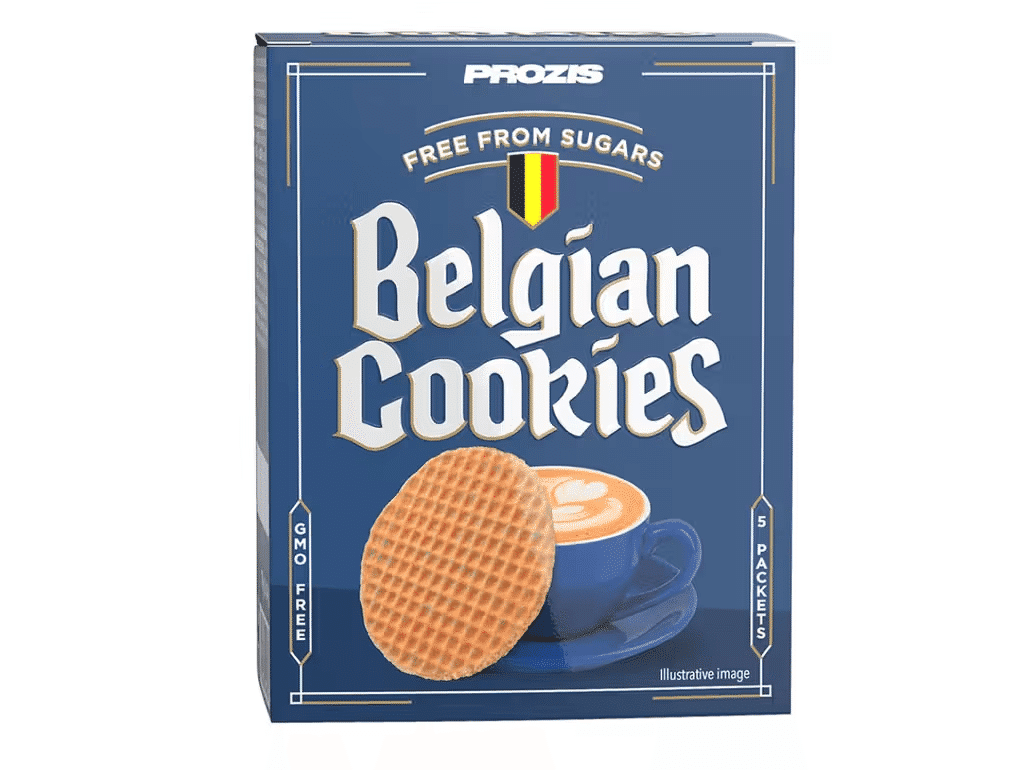 Bolachas Belga Sem Açúcar 170g (5x34g) - PROZIS