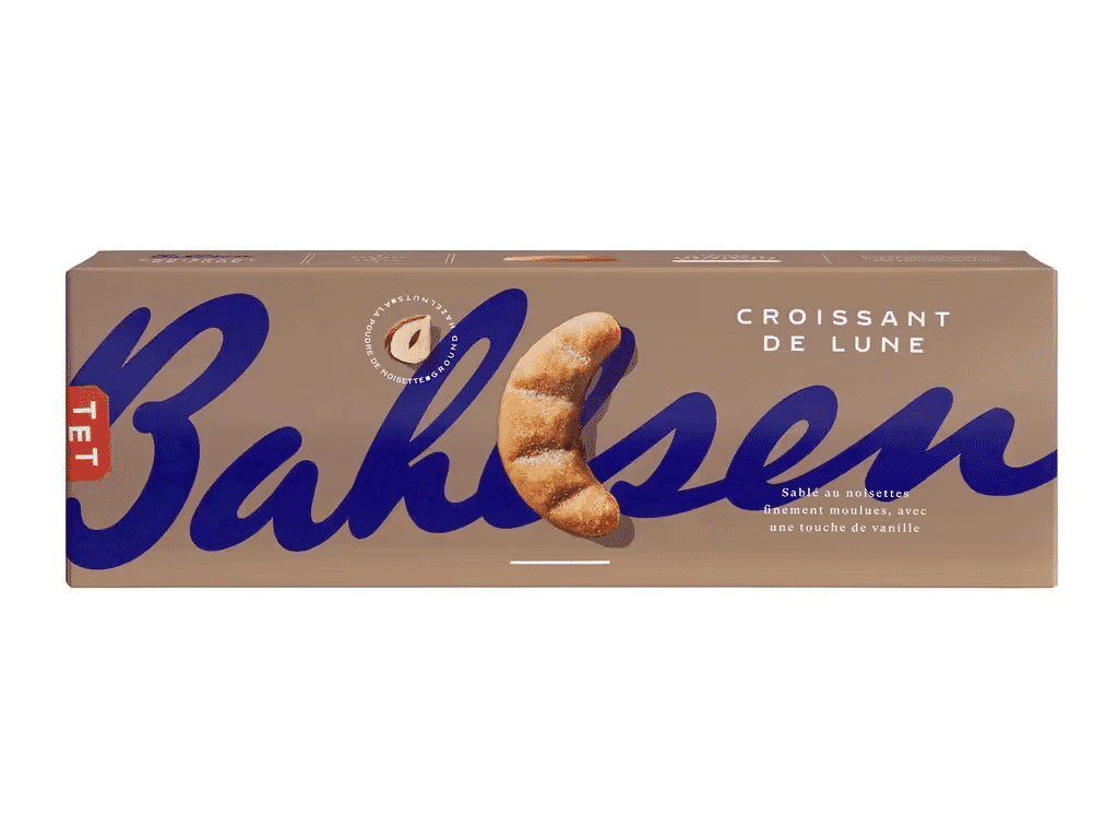 Bolacha Croissant Manteiga Avelã 125g - BAHLSEN