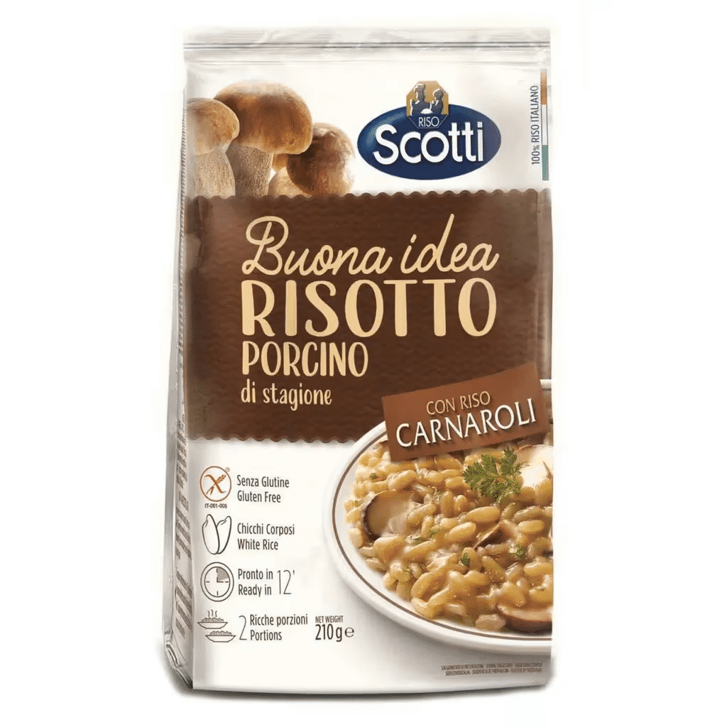 Risotto com Cogumelos Pronto a Comer - SCOTTI