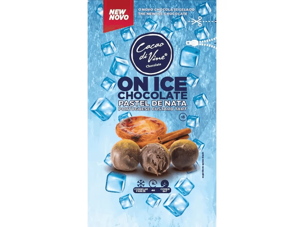 Chocolate Negro On Ice Pastel Nata 110g - CACAODIVINE