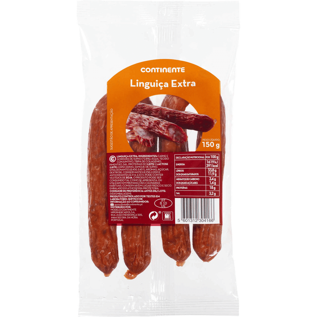 Linguiça Extra - CONTINENTE